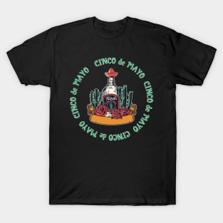 cinco de mayo green tequila T-Shirt